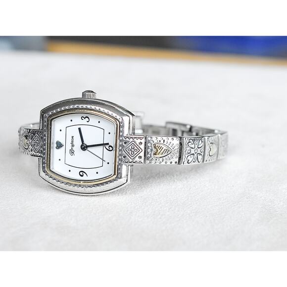 Brighton Coronado Watch Vintage Retired Design Small Wrist 6.5" Working Battery - Picture 5 of 8